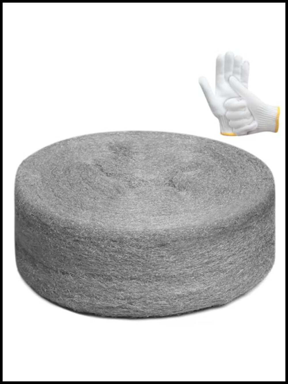 Steel Wool Fill Fabric Roll with Gloves Gap Blocker Coarse Hardware Cloth